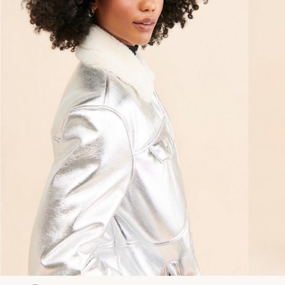 Avec Les Filles Silver Coat - Picture 3 of 14